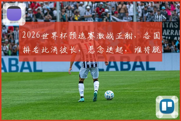 2026世界杯预选赛激战正酣，各国排名此消彼长，悬念迭起，谁将脱颖而出